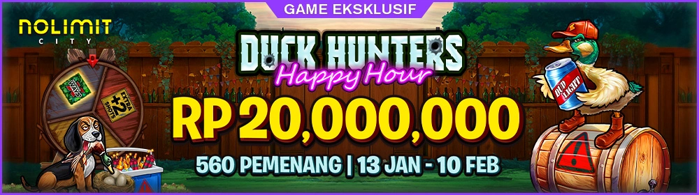 Duck Hunters Happy Hour Cash Drop